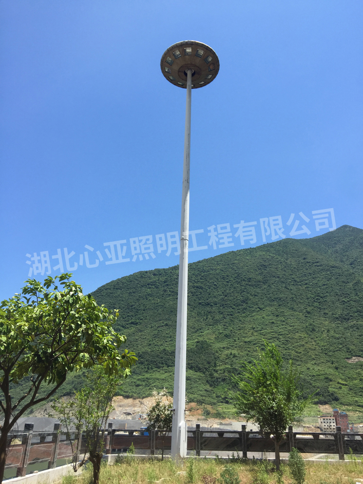 興山縣峽口旅游碼頭高桿燈完成圖