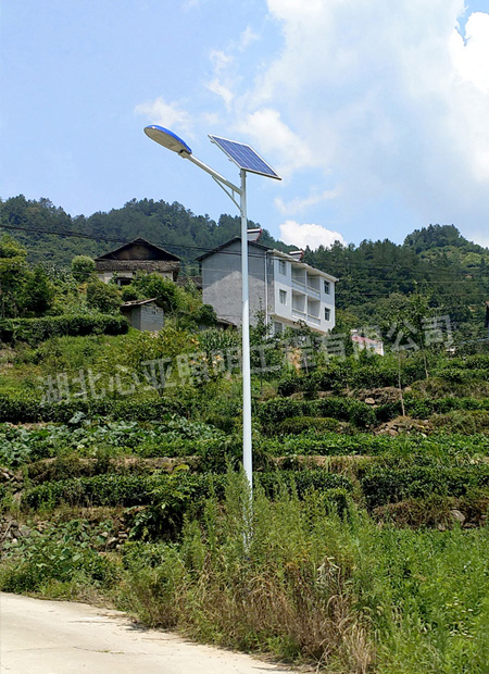 宜昌夷陵區古城坪太陽能路燈照明項目