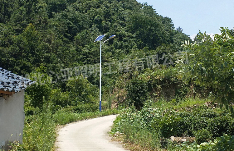 宜昌夷陵區古城坪太陽能路燈照明項目